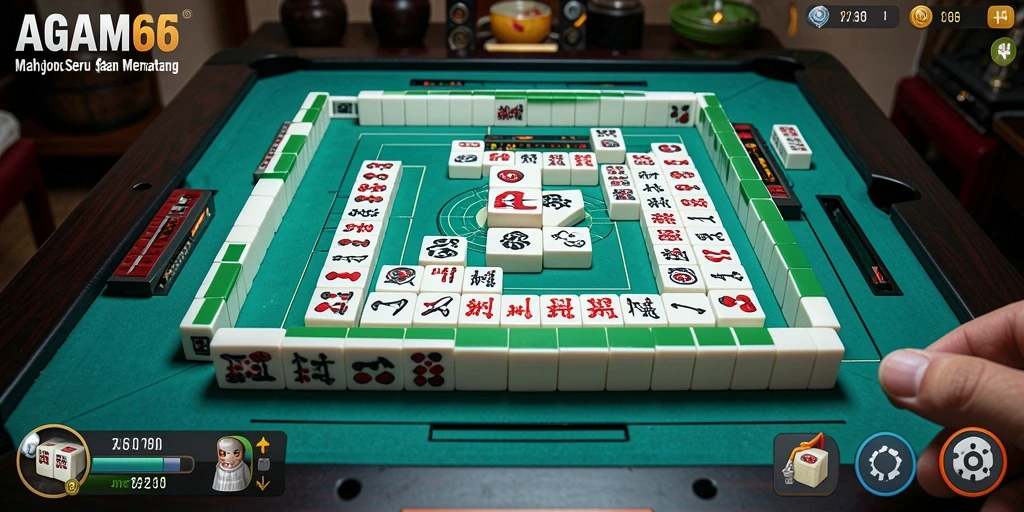 Tampilan gameplay AGAM66 yang menegangkan dan penuh warna.