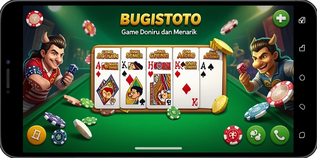 Tampilan gameplay yang seru dan interaktif dalam BUGISTOTO.