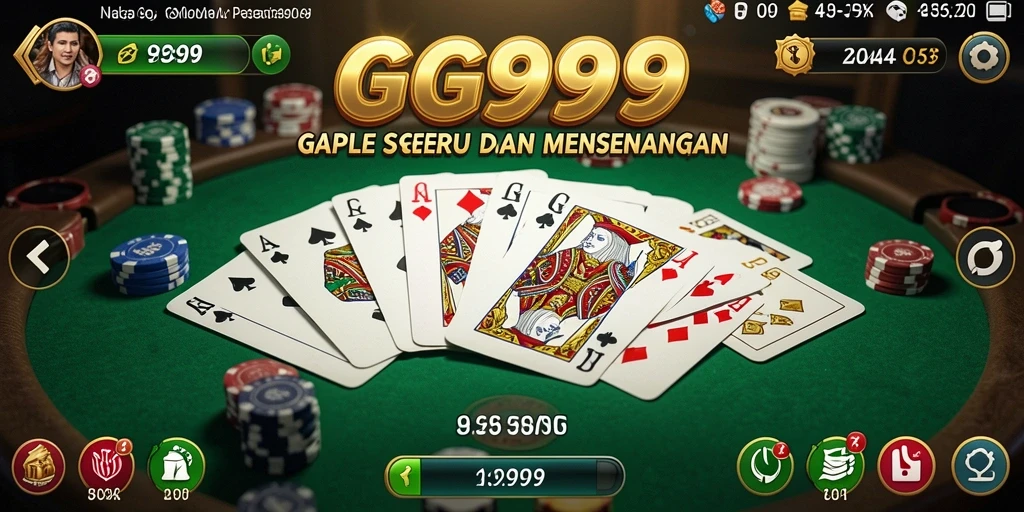 Tampilan gameplay GG999 yang seru dan menarik.