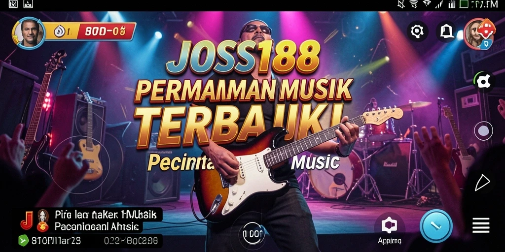 Tampilan menarik dari permainan musik JOSS188 yang penuh warna.