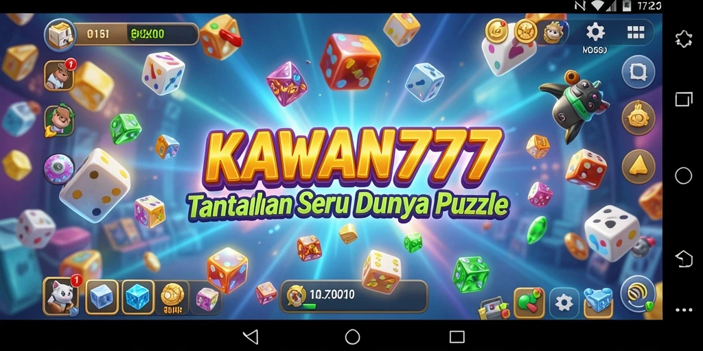 Tampilan gameplay KAWAN777 yang penuh warna dan menarik.