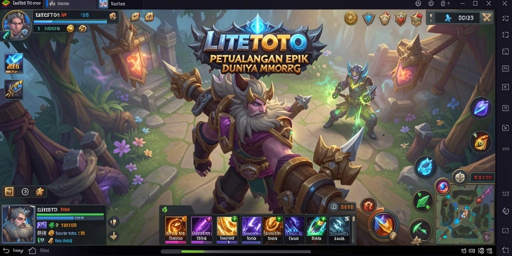 Tampilan gameplay LITETOTO yang menegangkan dan penuh aksi.
