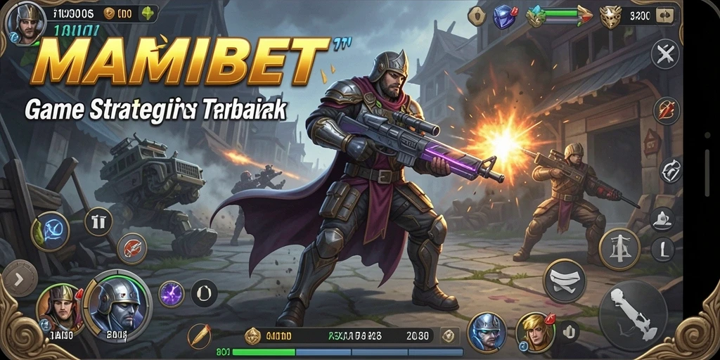 Gameplay MAMIBET menampilkan pertempuran strategi yang mendebarkan.