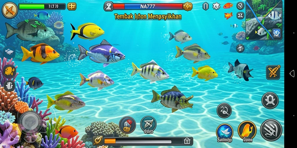 Gameplay seru dalam menangkap ikan di NA777.