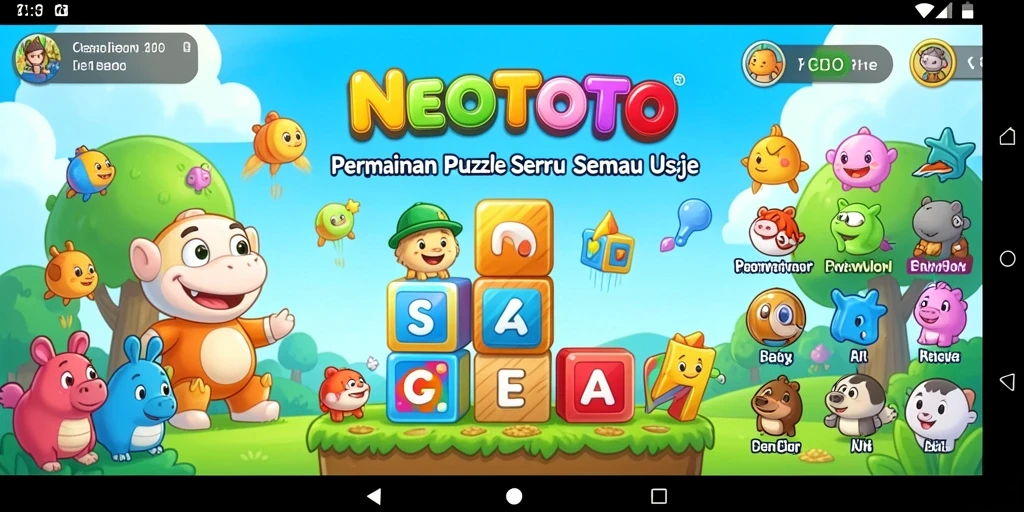 Gameplay NEOTOTO yang menuntut kreativitas dan kecerdasan.