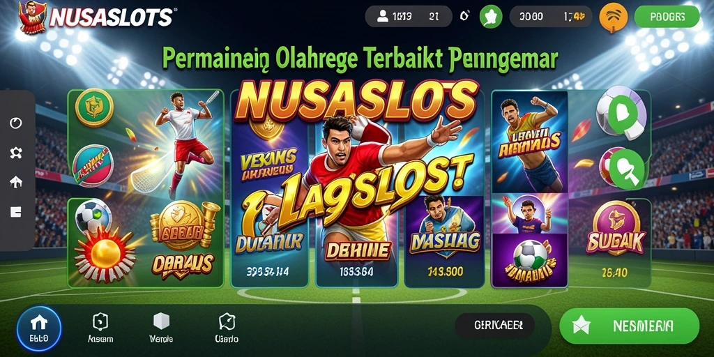 Gameplay menarik dengan tema olahraga yang seru dari NUSASLOTS.