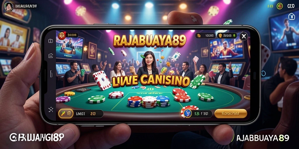 Screenshot gameplay Live Casino yang menarik dari RAJABUAYA89.