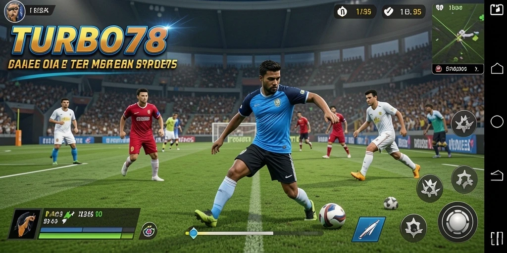 Tampilan gameplay TURBO78 yang dinamis dan seru.